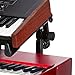 On-Stage KSA8500 Deluxe Keyboard Tier (Multi-Level Keyboard Support for Stacking Digital Pianos, MIDI Controllers, Synthesizers&Organs, Up to 66LBs, Adjustable Arm, Fits X-Style Stands, Black)