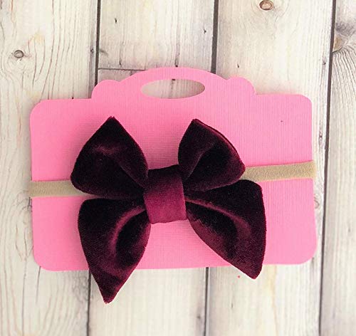 velvet baby headband