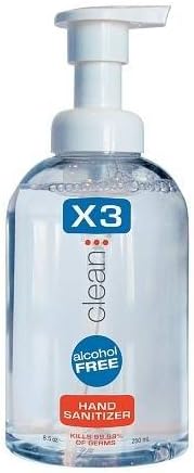 X3 Clean Alcohol-Free Foaming Hand Sanitizer - 3PC