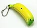 Novelty Banana Shaped Refillable Flame Cigarette Cigar Butane Gas Lighter(+Gift Sticker 2 PCS)