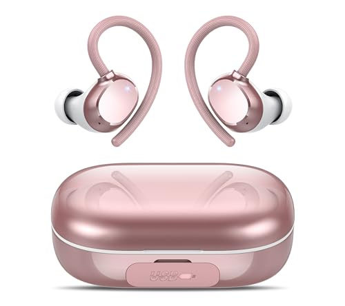 Bluetooth Kopfhörer Sport, 128Std Kopfhörer Kabellos Bluetooth 5.3, HiFi Stereo Tiefer Bass Wireless Earbud, ENC Noise Cancelling Mic, IPX7 Wasserdich