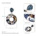 Women's Hollow Round Acrylic Earrings, Fashion Semi Precious Stones Resin Post Dangle Hoop Earrings for Women Girls (Style A- Tortoise Shell) (Style A- Floral)