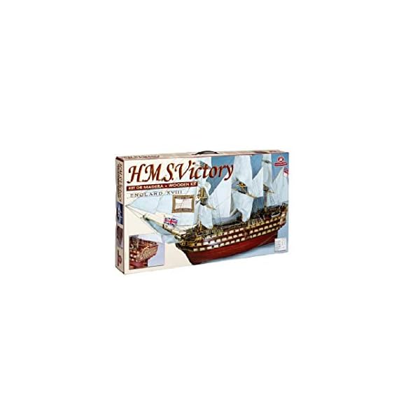 Jumbo Spiele D80833 Constructo H.M.S. Victory England XVIII Holzbausatz