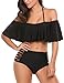 Avidlove Women's Two Piece Off Shoulder Swimsuits High Waisted Bikini Set