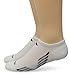adidas Men's Climacool® X III No Show Sock (2-Pair), White/Light Onix/Onix/Black, Large, (Shoe Size 6-12)