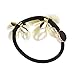 Canserin Pearls Diamond Flower Hair Band Rope Scrunchie Ponytail Holder