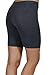 In Touch Womens Combed Cotton Basics 7 Inch Bike Short (Large, Charcoal)