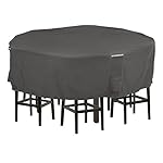 Classic Accessories Ravenna Tall Round Patio Table & Chairs Cover, Large