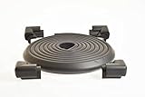Five Color Options - Black Child Safety Corner Guards and Edge Guard, Baby Proofing Table and Furniture Safety Bumpers - Extra Long: Over 19 Feet of Coverage Provided by Over 16 Feet of Edge & 8 Corners, 20% Extra Thickness, 3M Tape included