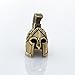 Brass Spartan Helmet - Handmade Paracord Beads and Charms - Custom EDC Paracord Knife Lanyard Bead