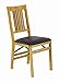 Mission Folding Chair - Set of 2 (Oak) (35.5