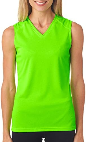 Badger Ladies' Sleeveless Tee - Lime - L