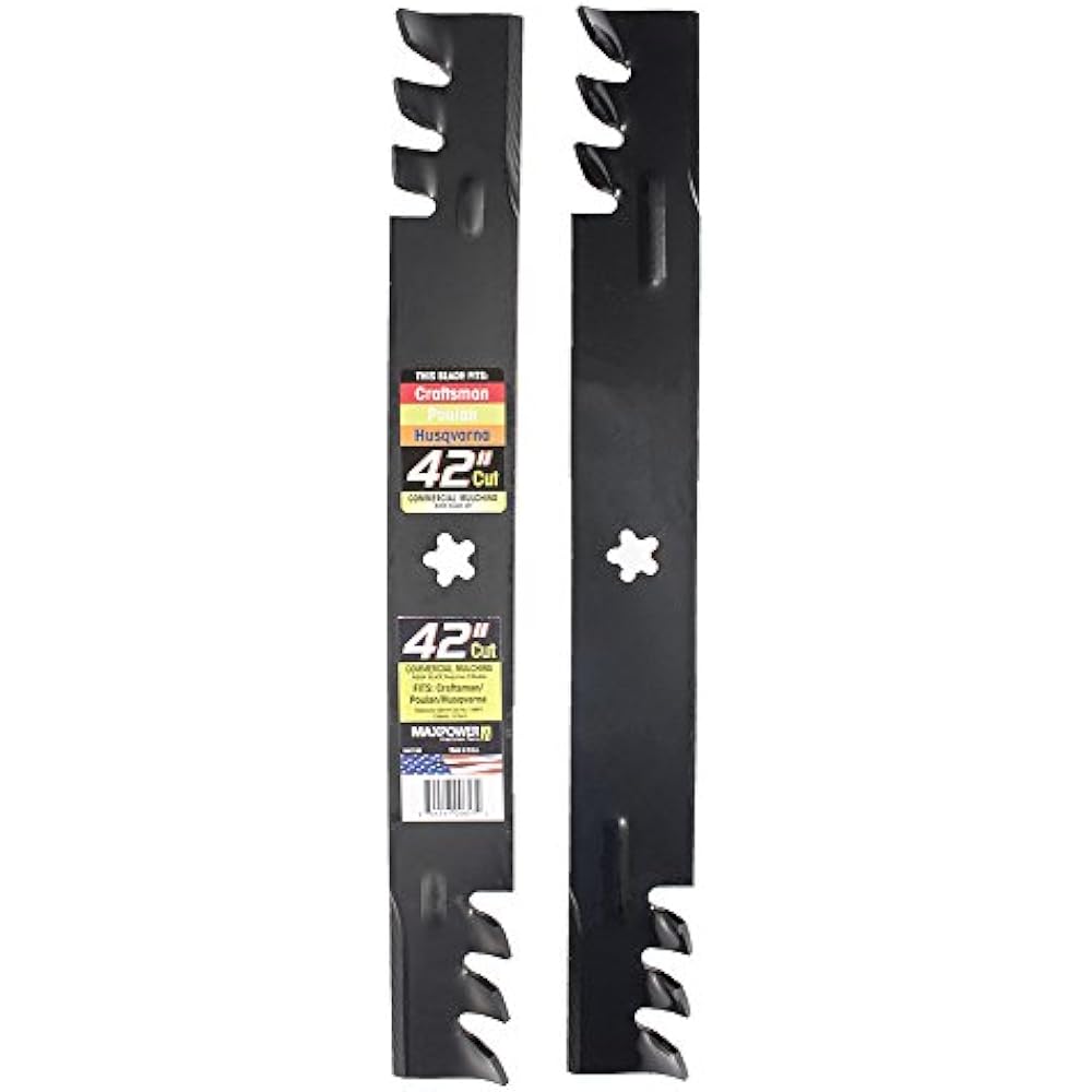21" Mulching Blades 42 Inch Deck Lawn Mower Craftsman Poulan Pro