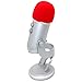ZRAMO Red Foam Windscreen Designed to fit the Blue Yeti, Yeti Pro Condenser Microphone, MXL, Audio Technica, and Other Large Microphones - (red)