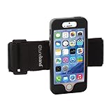 TuneBand for iPhone SE / iPhone 5S, Premium Sports Armband with Two Straps and Two Screen Protectors, BLACK