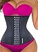 Burvogue Waist Trainer Corset for Women-Latex Cincher Underbust Body Shaper for Weight Loss