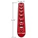 Opall Front Door & Back Door Aluminum Grab Handle Cover For 2007-2018 Jeep Wrangler JK & Unlimited 4 Door 5pcs/set (Red)