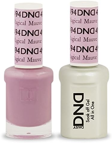 DND Soak Off Gel Polish Dual Matching Color Set 494, Magical Mauve