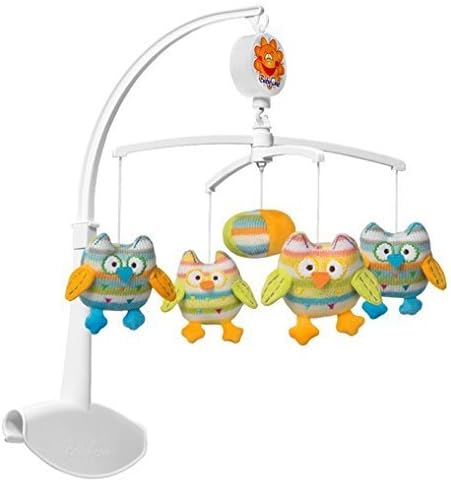 BBabyOno Universal Nursery Baby Cot Bed Mobile Music Lullaby | Owl