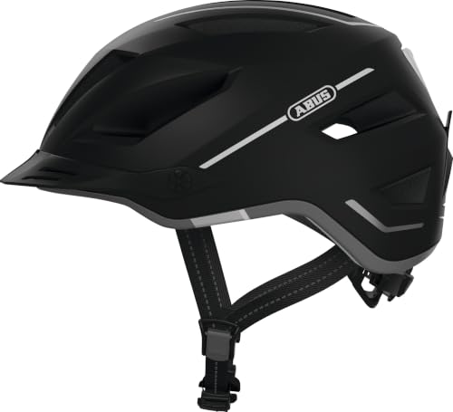 ABUS Unisex Fahrradhelm, Schwarz (Velvet Black), S (51-55 cm)