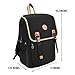DSLR Camera Backpack by GOgroove (Mid-Volume Black) with Interior Tablet Sleeve, Dual-Side Quick Camera Access, Phone Storage and Dual Accessory Areas for Canon, Nikon, Olympus and More