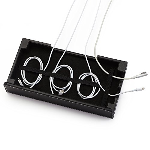 Great Useful Stuff Multi-Device Charging Stations (Black Leatherette Core) - Thumbnail 3