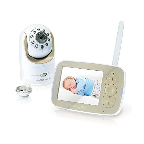 Infant Optics DXR8 480p Video Baby Monitor, NonWiFi HackProof FHSS