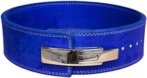 Gear Depot GD Gym Weight Lifting Lever Buckle Powerlifting Belt Cow Hide Leather Fitness Exercise Bodybuilding