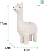 Gift Republic Llama Shaped Chia Planter White with Seeds view 5