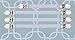 Balffor Ironing Board Cover and Pad (White and Green, 18