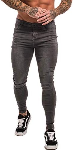 ジンット Gingtto ジーンズ メンズ スキニーパンツ 誕生日 お祝い 美脚 細身 ダメージジーンズ