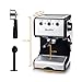 Barsetto Espresso Machine, 13.6 x 11.8 x 15.8, Black