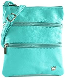 Countess Crossbody Organizer Purse (Cross Body & Shoulder Bag with Secret Cellphone Pocket)