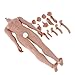 Fenteer 1/6 Scale Super Flexible Muscular Male Body Figure Assembly - Steel Skeleton - Wheat Skin