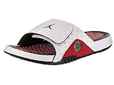 Nike Jordan Men's Jordan Hydro XIII Retro White/Black/Gym Red Sandal 12 Men US