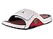 Nike Jordan Men's Jordan Hydro XIII Retro White/Black/Gym Red Sandal 12 Men US