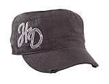 Harley-Davidson Women's Painter's Cap, H-D Script, Charcoal Washed Hat PC36154