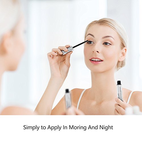 Terresa Eyelash Growth Serum, 100% Natural Eyebrow Enhancer Serum, FDA Approved Enhancing Formula for Longer, Thicker Eyelashes and Fuller Eyebrows