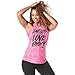 Zumba Workout High Neck Tank Top Activewear Graphic Dance Fitness Top for Women
