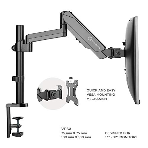 ONKRON Dual Monitor Desk Mount Stand for 13” to 32Inch LCD LED Screens