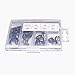 Croch 7 Sizes 40 Pcs Fishing Rod Tip Repair Kit Stainless Steel