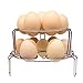 NeoJoy Steamer Rack for Pot, Stackable Egg Vegetable Pressure Cooker Steam Rack, Stainless Steel Food Basket Stand, 2Pcs