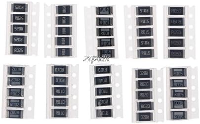 Hariier 50 Pcs 10 Values Alloy Resistance 2512 SMD Resistor Kit R001-R100 Z09 Drop ship