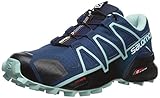 Salomon Women's Speedcross 4 W Trail Running Shoe, Poseidon, 8.5 Wide US