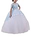 Abaowedding Flower Girls Long First Communion Dresses Kids Pageant Prom Ball Gowns(Size 6,Blue)