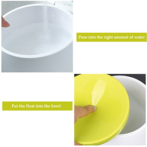 Dog Water Bowl No Spill Dripless Pet Water Food Bowl for Dogs and Cats, 1000ML(34OZ), Spill-Proof/Anti-Dust/Anti-choking/Anti-Gulping - Water or Food Dog Bowls - Thumbnail 4