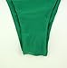 RELTANGL Women's Halter Top Tie Side Bottom Swimwear Bikini Set, Medium, US(4-6), Green