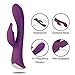 G Spot Rabbit Vibrator with Bunny Ears for Clitoris Stimulation, BEING FETISH Silicone Dildo Vibrator with 10 Vibration Modes Vibration Quiet Dual Motor for Women Couples Sex Toy Massager