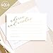 Bliss Collections Advice and Wishes Cards, Gold Foil, Perfect for: Bridal Showers, Wedding, Baby Shower, Graduation Party, Retirement, Words of Wisdom, 4