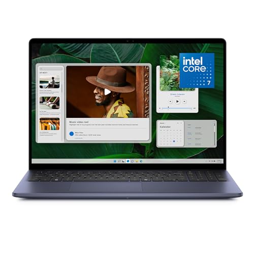 Dell Inspiron 16 5640 Laptop - 16.0-inch 16:10 FHD+ (1920 x 1200) Display, Intel Core 7-150U Processor, 16GB DDR5 RAM, 1TB SSD, Intel Graphics, Windows 11 Pro, Onsite & Migrate Service - Midnight Blue